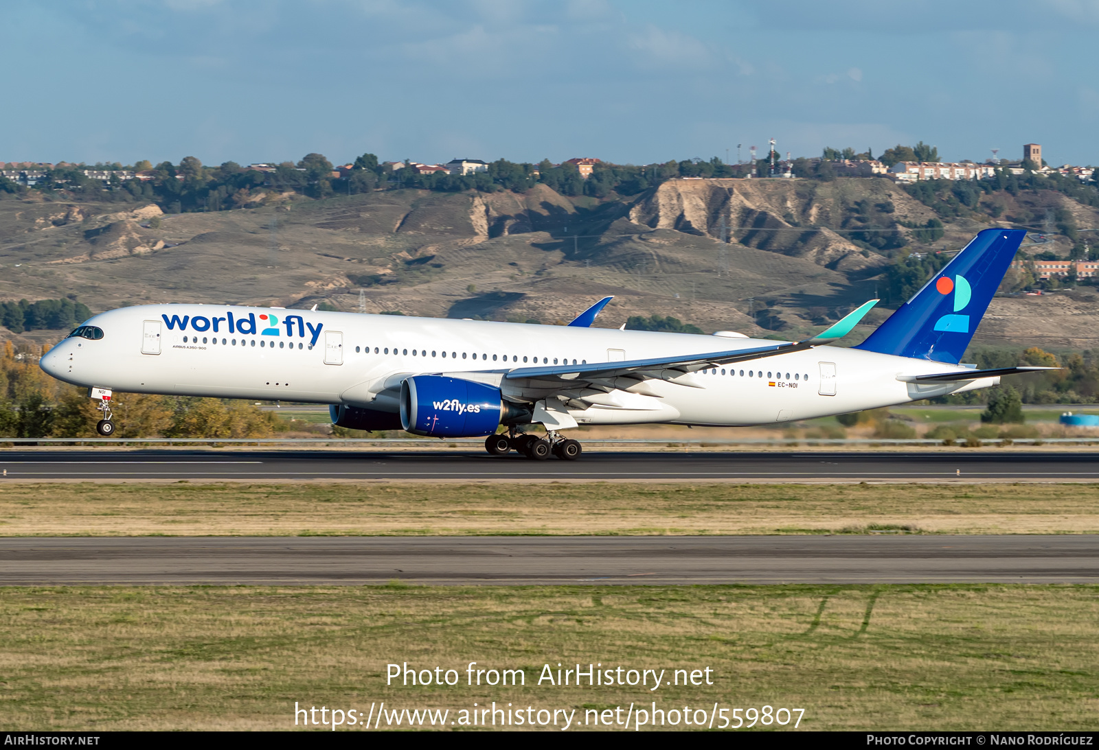 Aircraft Photo of EC-NOI | Airbus A350-941 | World2fly | AirHistory.net #559807