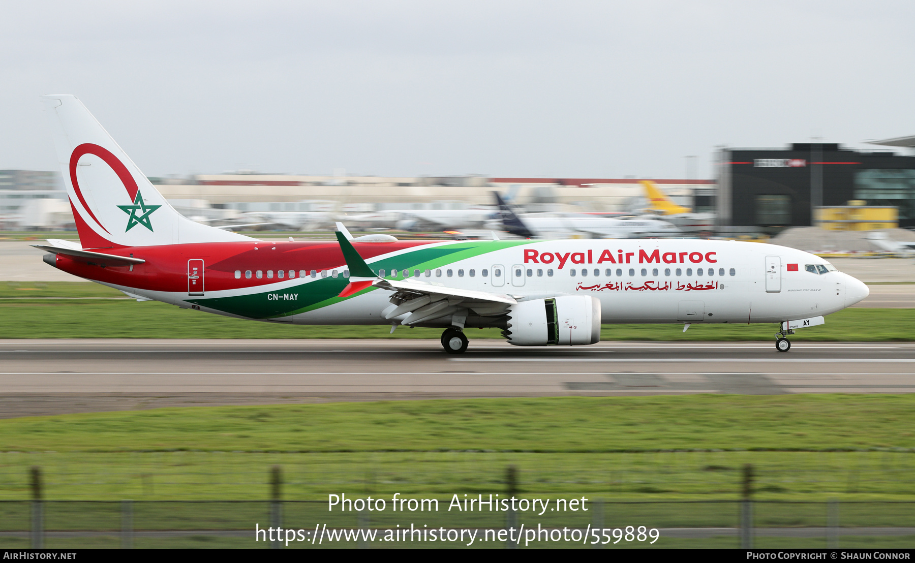 Aircraft Photo of CN-MAY | Boeing 737-8 Max 8 | Royal Air Maroc - RAM | AirHistory.net #559889