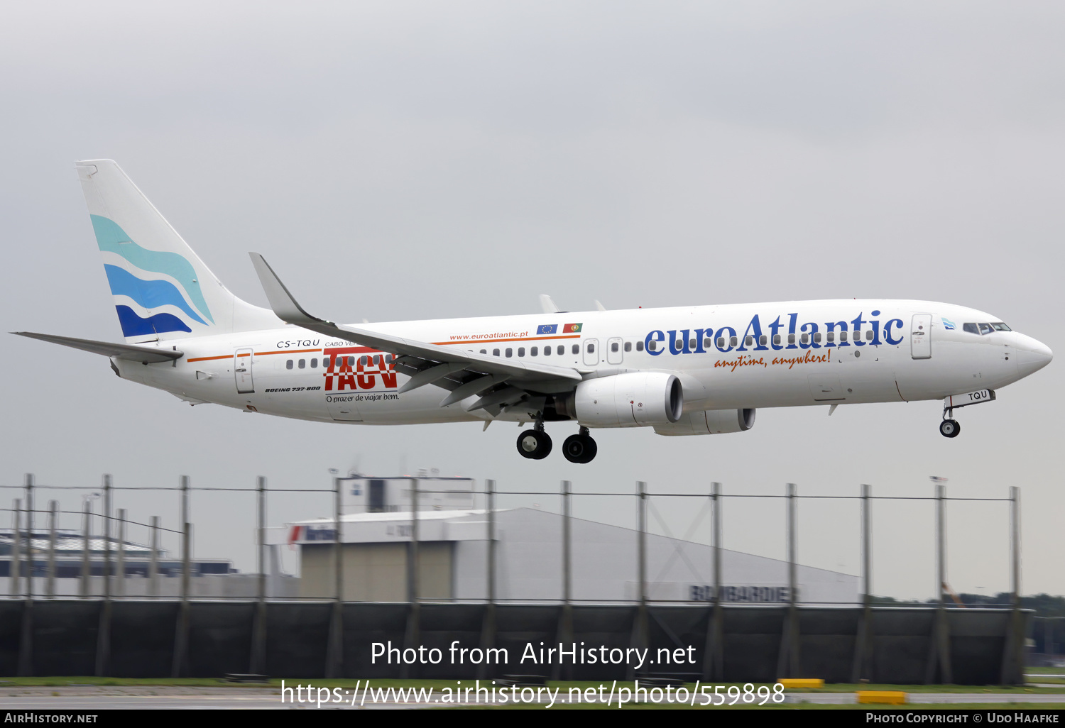 Aircraft Photo of CS-TQU | Boeing 737-8K2 | Euro Atlantic Airways | AirHistory.net #559898