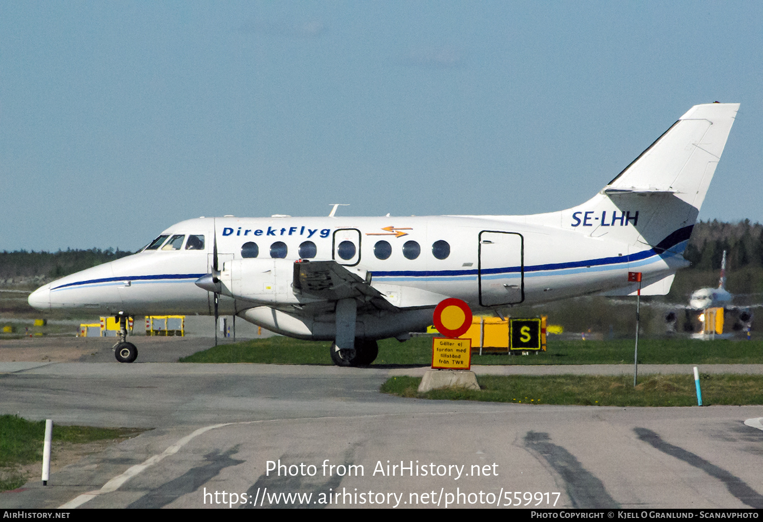 Aircraft Photo of SE-LHH | British Aerospace BAe-3201 Jetstream Super 31 | Direktflyg | AirHistory.net #559917