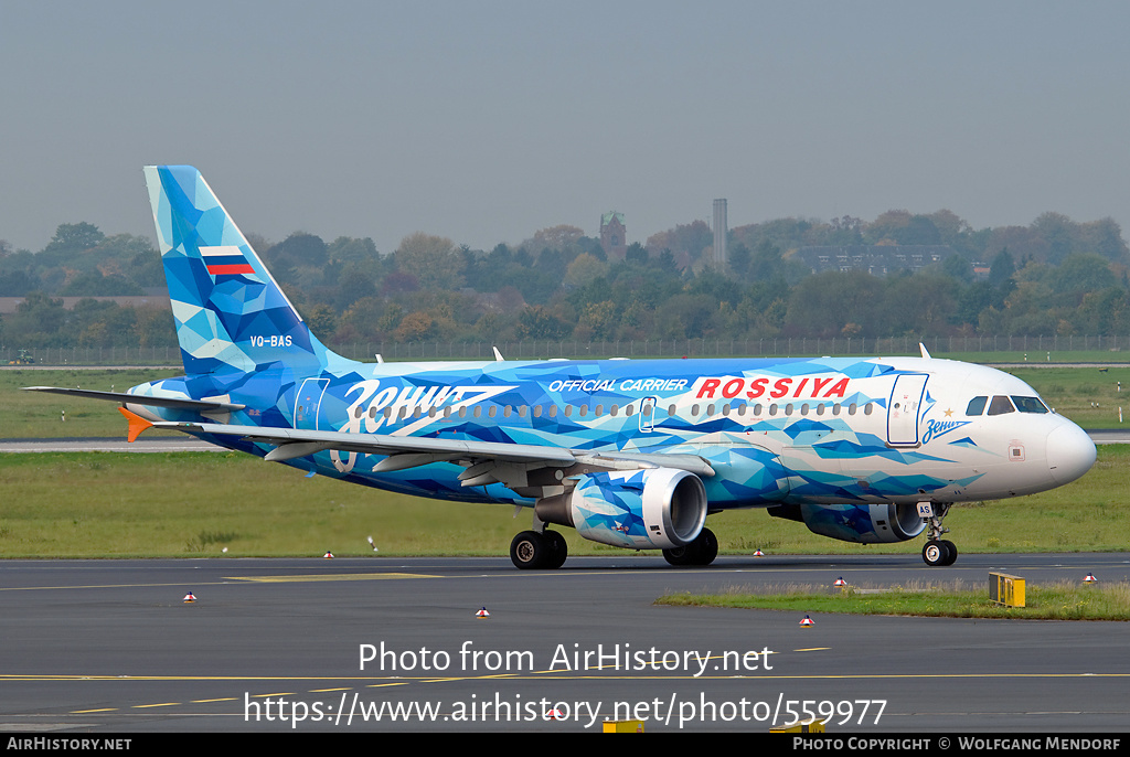 Aircraft Photo of VQ-BAS | Airbus A319-111 | Rossiya - Russian Airlines | AirHistory.net #559977