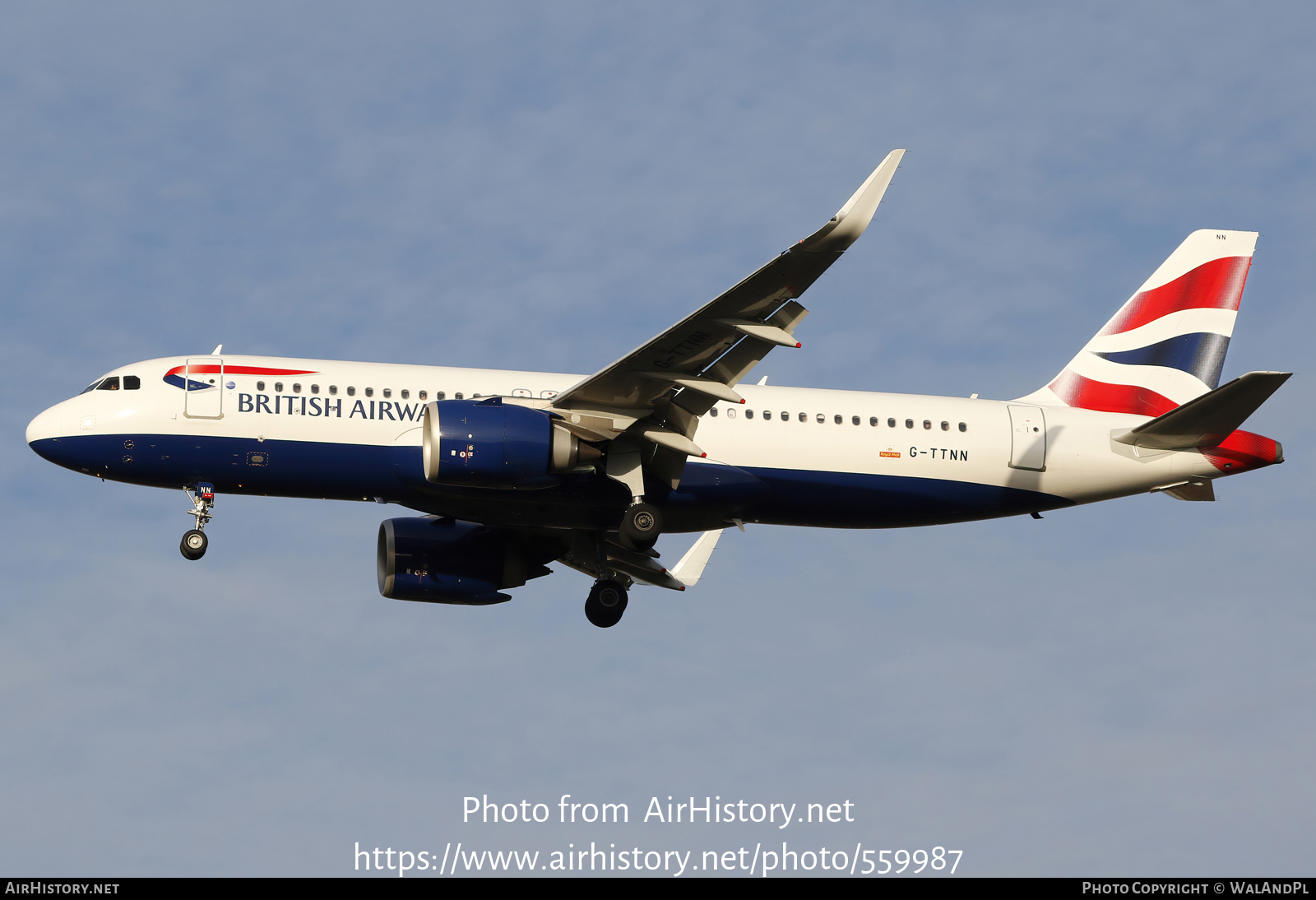 Aircraft Photo of G-TTNN | Airbus A320-251N | British Airways | AirHistory.net #559987