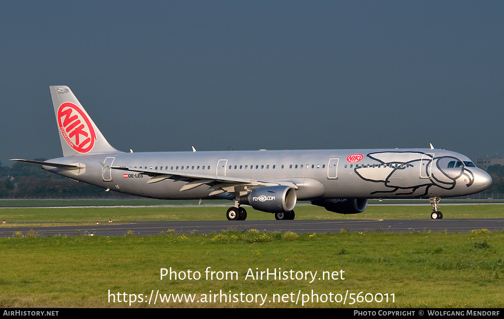 Aircraft Photo of OE-LES | Airbus A321-211 | Niki | AirHistory.net #560011