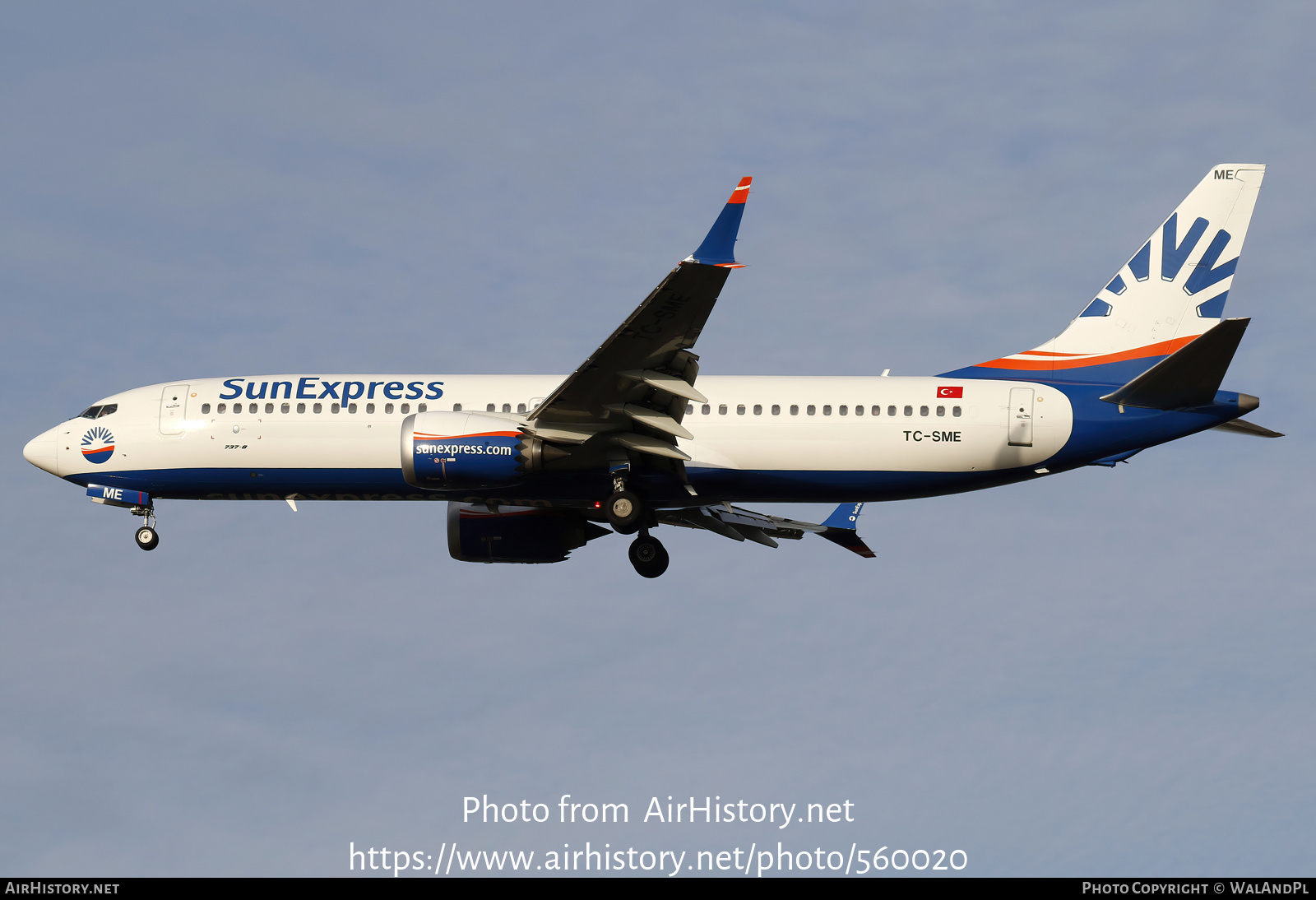 Aircraft Photo of TC-SME | Boeing 737-8 Max 8 | SunExpress | AirHistory.net #560020