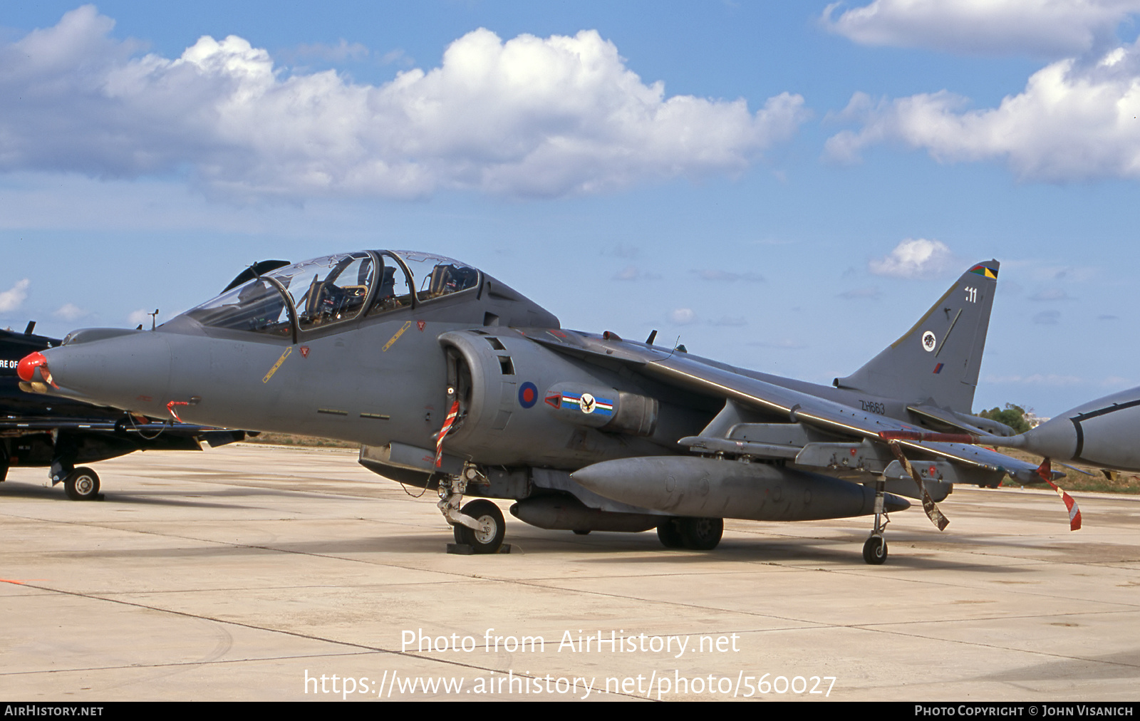 Aircraft Photo of ZH663 | British Aerospace Harrier T10 | UK - Air Force | AirHistory.net #560027