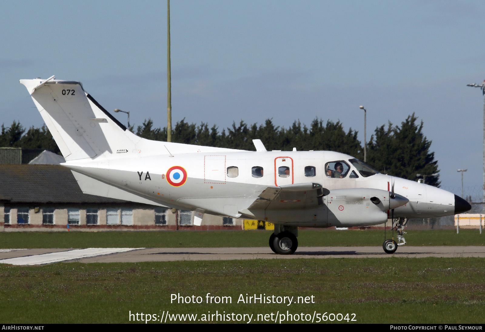 Aircraft Photo of 072 | Embraer EMB-121AA Xingu | France - Air Force ...