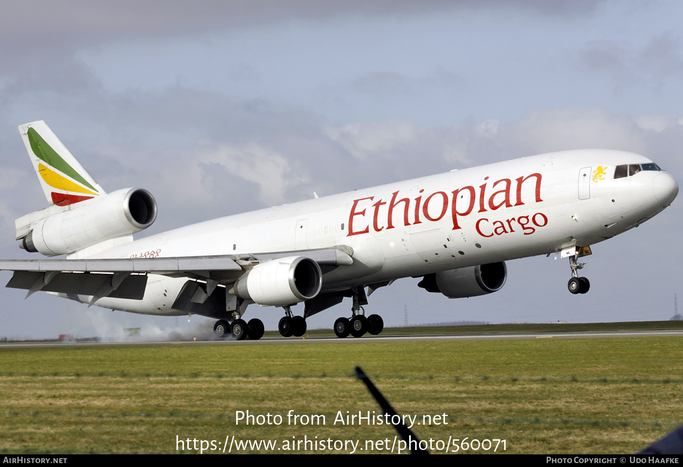 Aircraft Photo of ET-AML | McDonnell Douglas MD-11/F | Ethiopian Airlines Cargo | AirHistory.net #560071