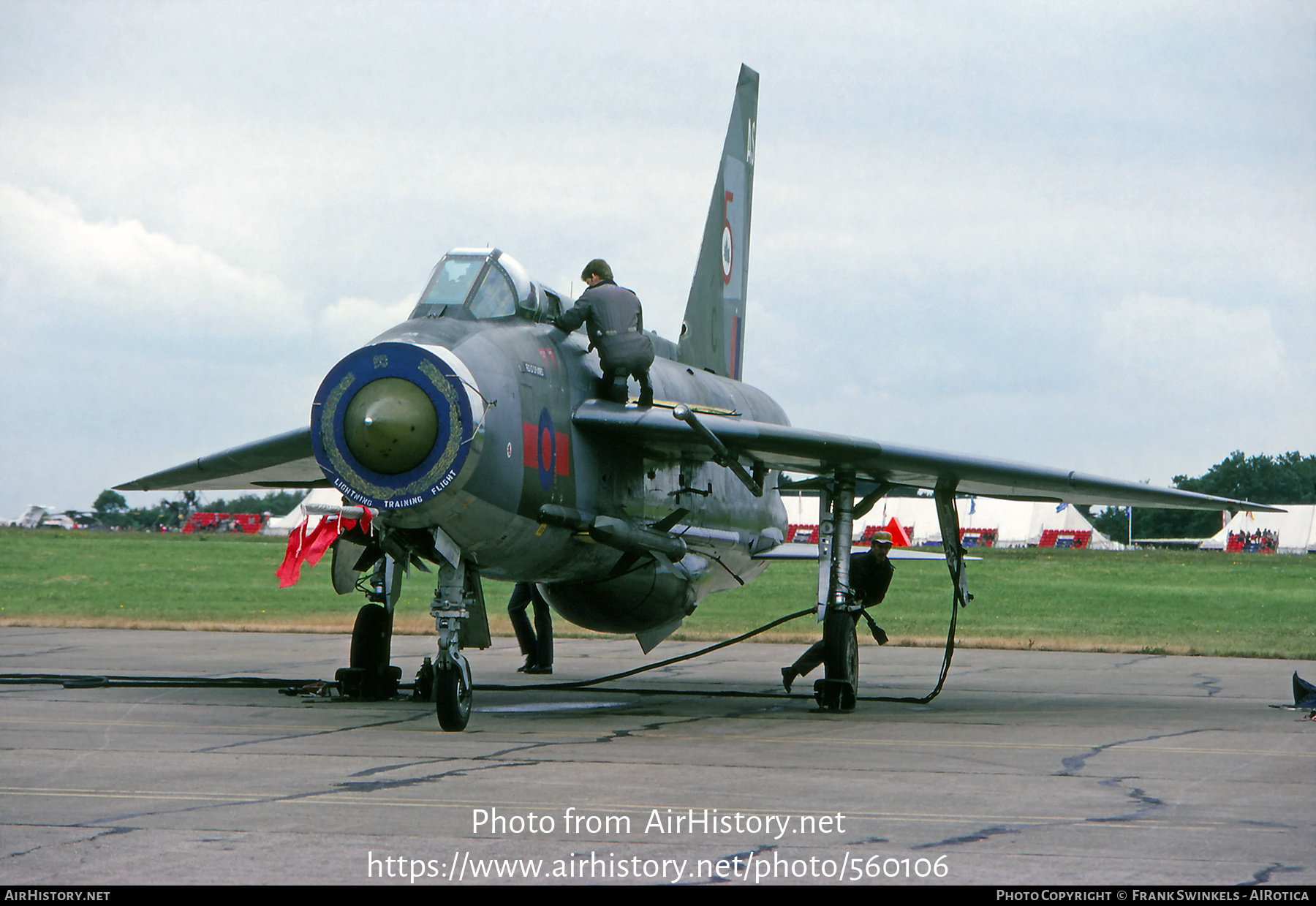 Aircraft Photo of XR716 | English Electric Lightning F3 | UK - Air Force | AirHistory.net #560106