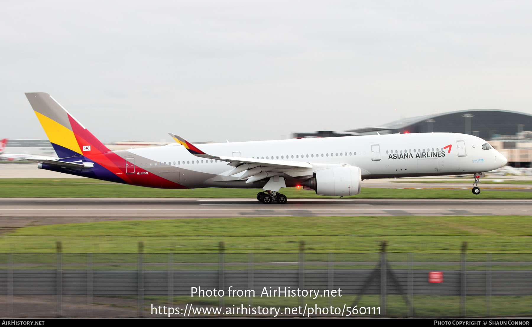 Aircraft Photo of HL8359 | Airbus A350-941 | Asiana Airlines | AirHistory.net #560111