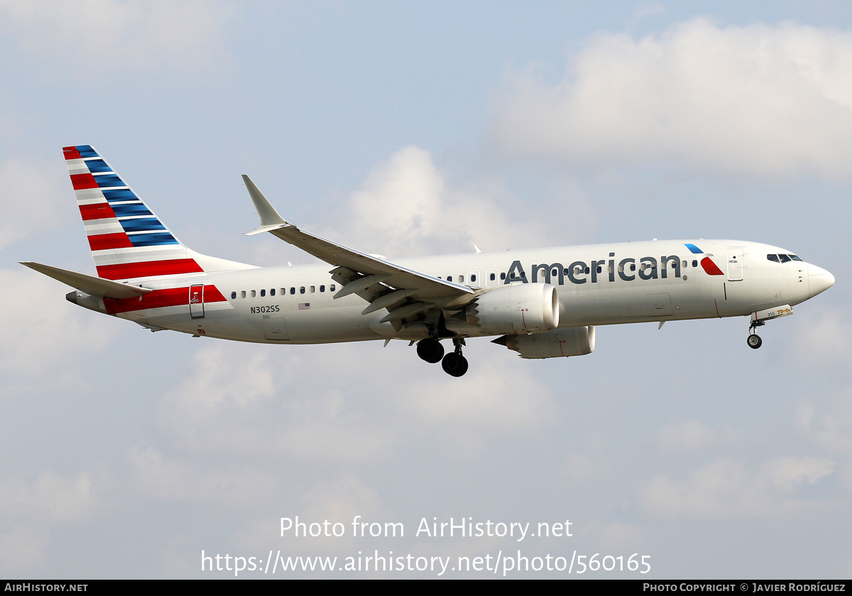 Aircraft Photo of N302SS | Boeing 737-8 Max 8 | American Airlines | AirHistory.net #560165