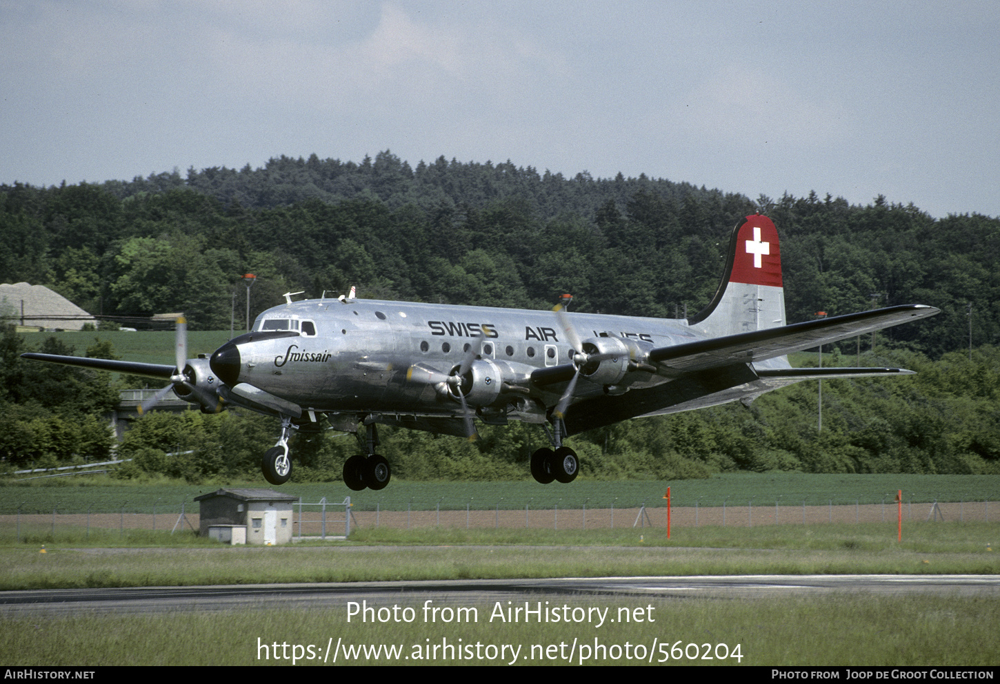 Aircraft Photo of ZU-ILI / HB-ILI | Douglas DC-4-1009 | Swissair - Swiss Air Lines | AirHistory.net #560204