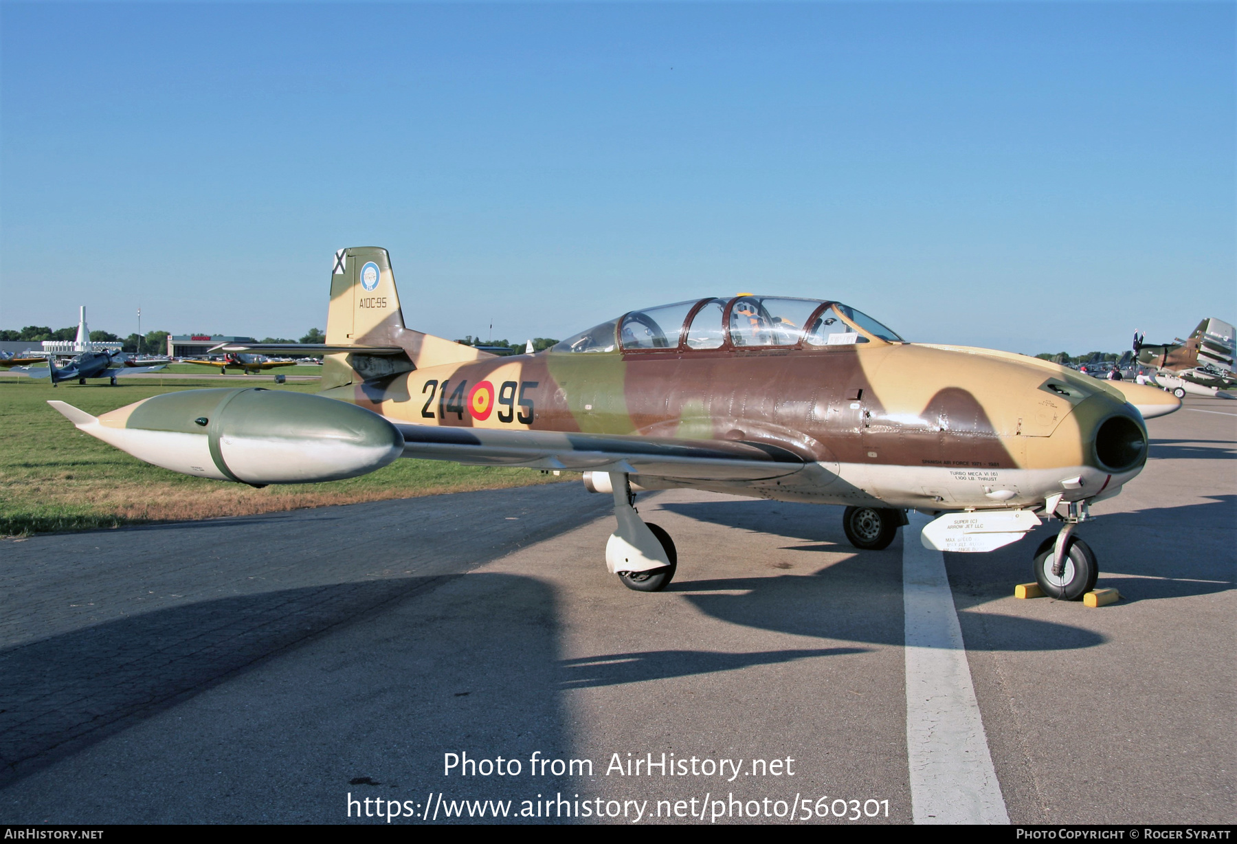 Aircraft Photo of N3110P / A.10C-95 | Hispano HA-220E Super Saeta | Spain - Air Force | AirHistory.net #560301