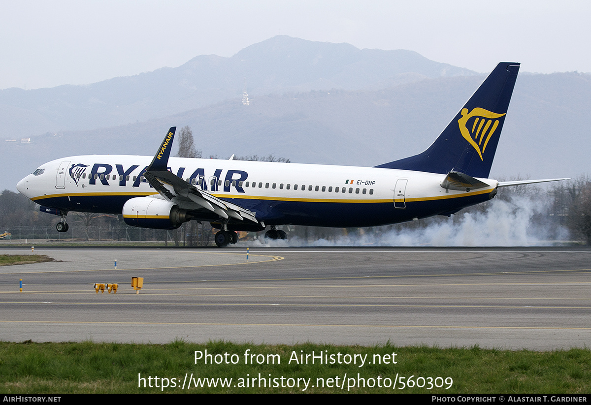 Aircraft Photo of EI-DHP | Boeing 737-8AS | Ryanair | AirHistory.net #560309