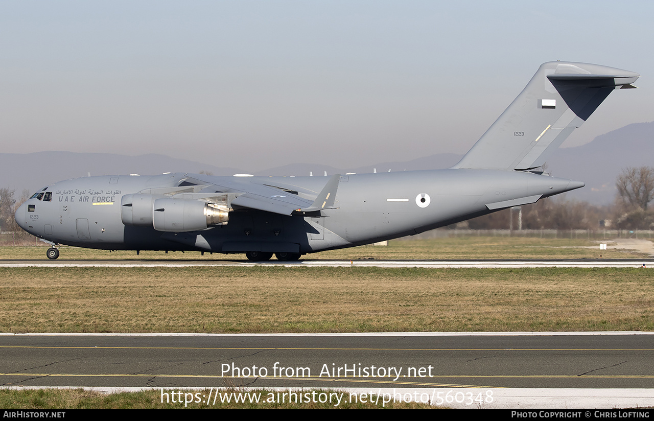 Aircraft Photo of 1223 / 100401 | Boeing C-17A Globemaster III | United Arab Emirates - Air Force | AirHistory.net #560348