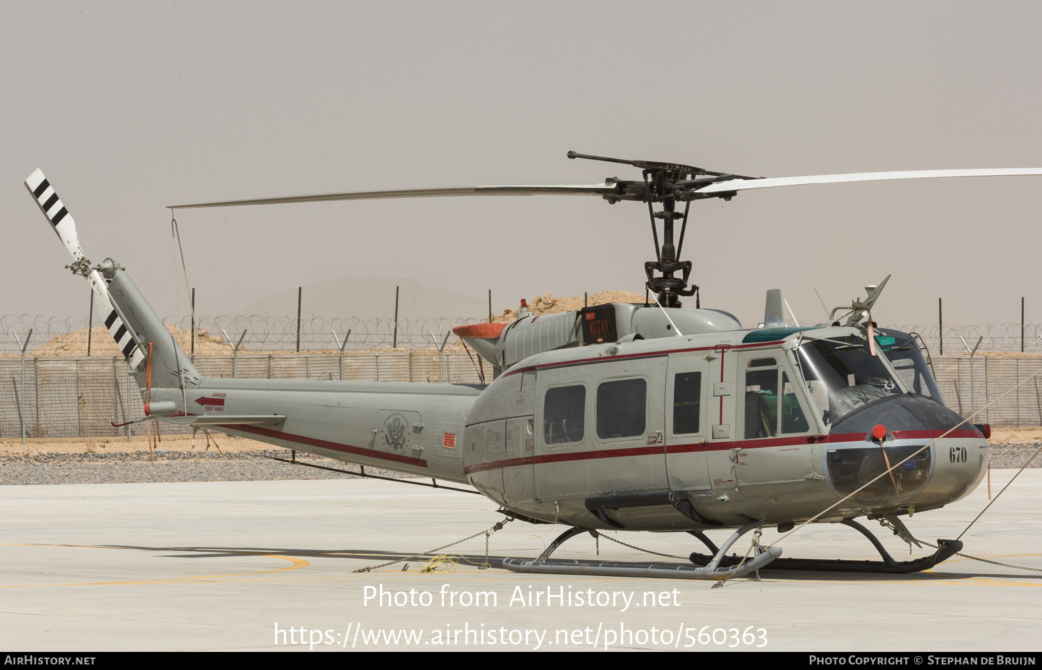 Aircraft Photo of N5207E / 670 | Bell UH-1H Iroquois | DoS Air Wing - Department of State | AirHistory.net #560363