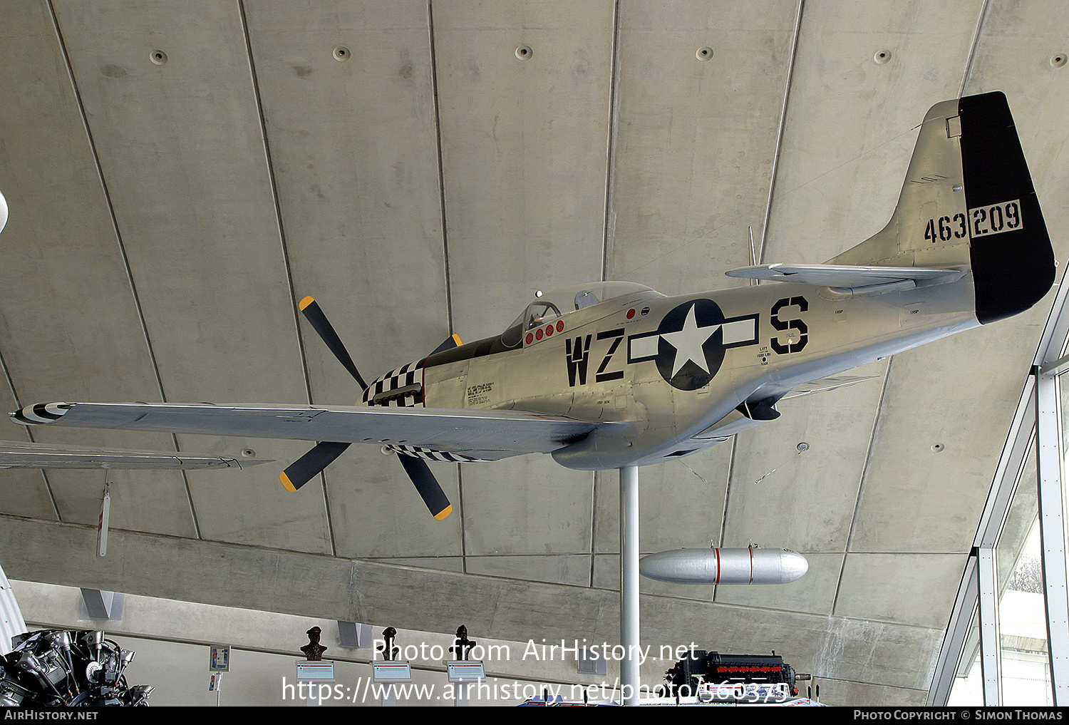 Aircraft Photo of 44-63209 | North American P-51D Mustang (replica) | USA - Air Force | AirHistory.net #560375