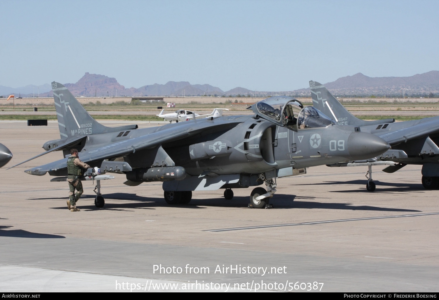 Aircraft Photo of 165002 | McDonnell Douglas AV-8B Harrier II+ | USA - Marines | AirHistory.net #560387