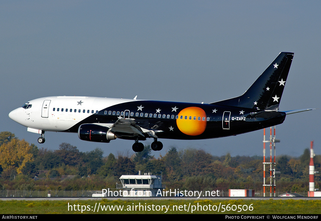 Aircraft Photo of G-ZAPZ | Boeing 737-33A(QC) | Titan Airways | AirHistory.net #560506