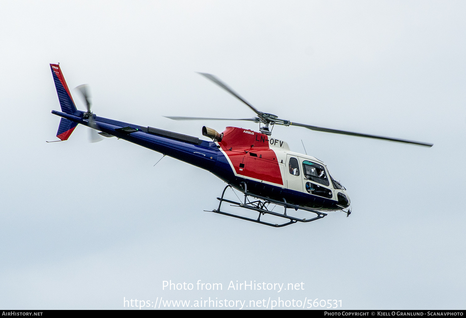 Aircraft Photo of LN-OFV | Eurocopter AS-350B-3E Ecureuil | Helitrans | AirHistory.net #560531