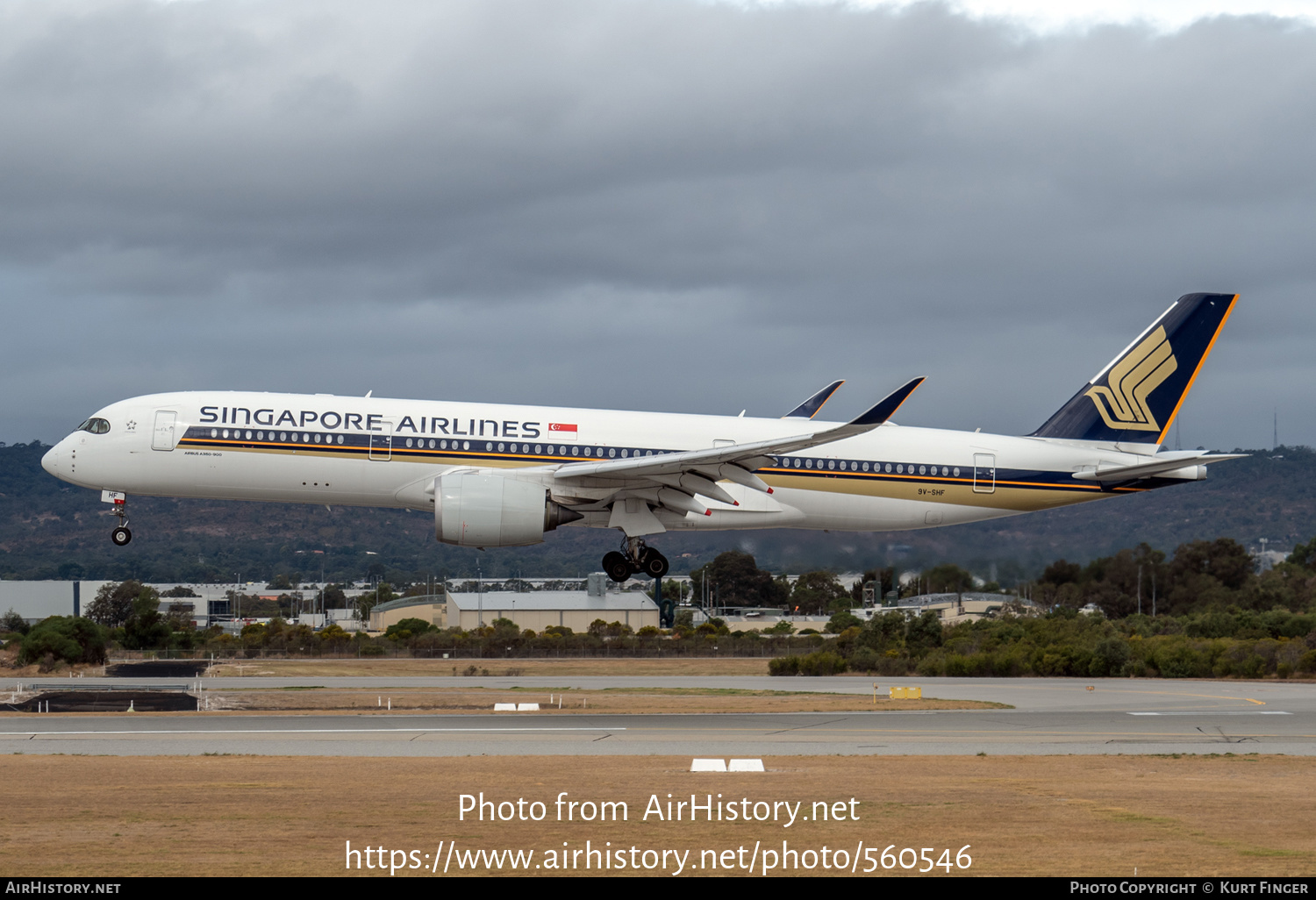 Aircraft Photo of 9V-SHF | Airbus A350-941 | Singapore Airlines ...