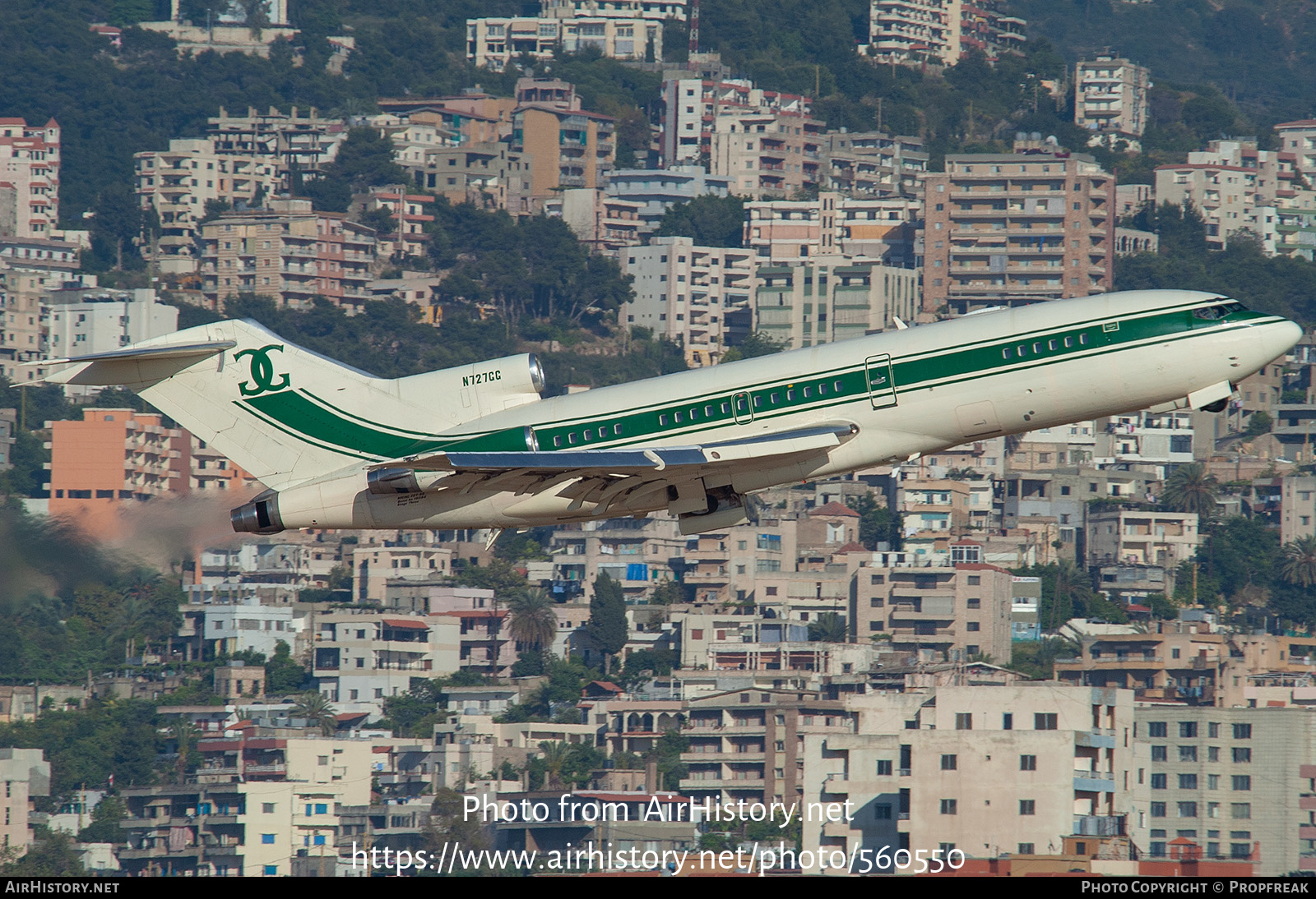 Aircraft Photo of N727GG | Boeing 727-95 | AirHistory.net #560550