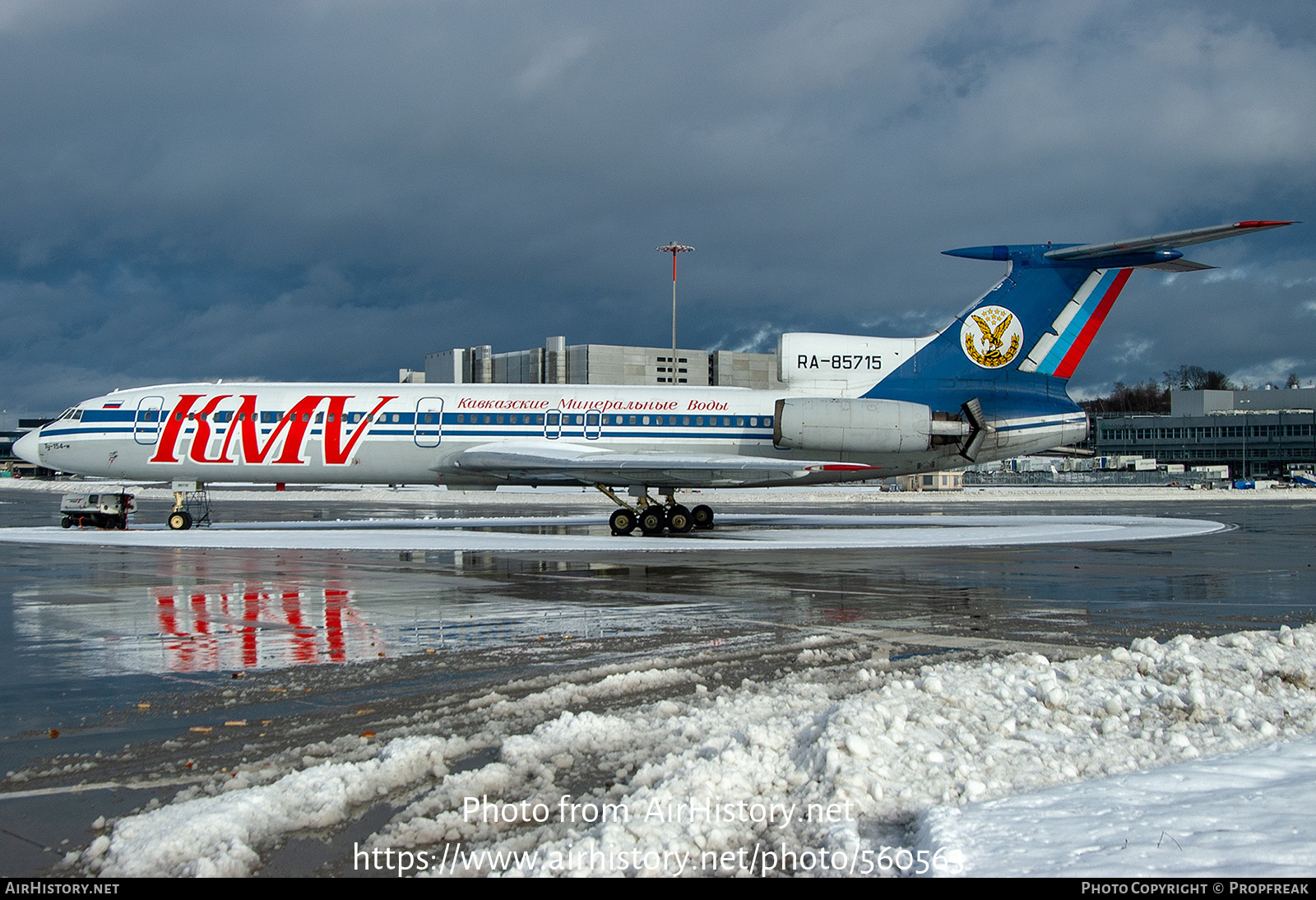 Aircraft Photo of RA-85715 | Tupolev Tu-154M | KMV - Kavkazskie Mineralnye Vody | AirHistory.net #560563