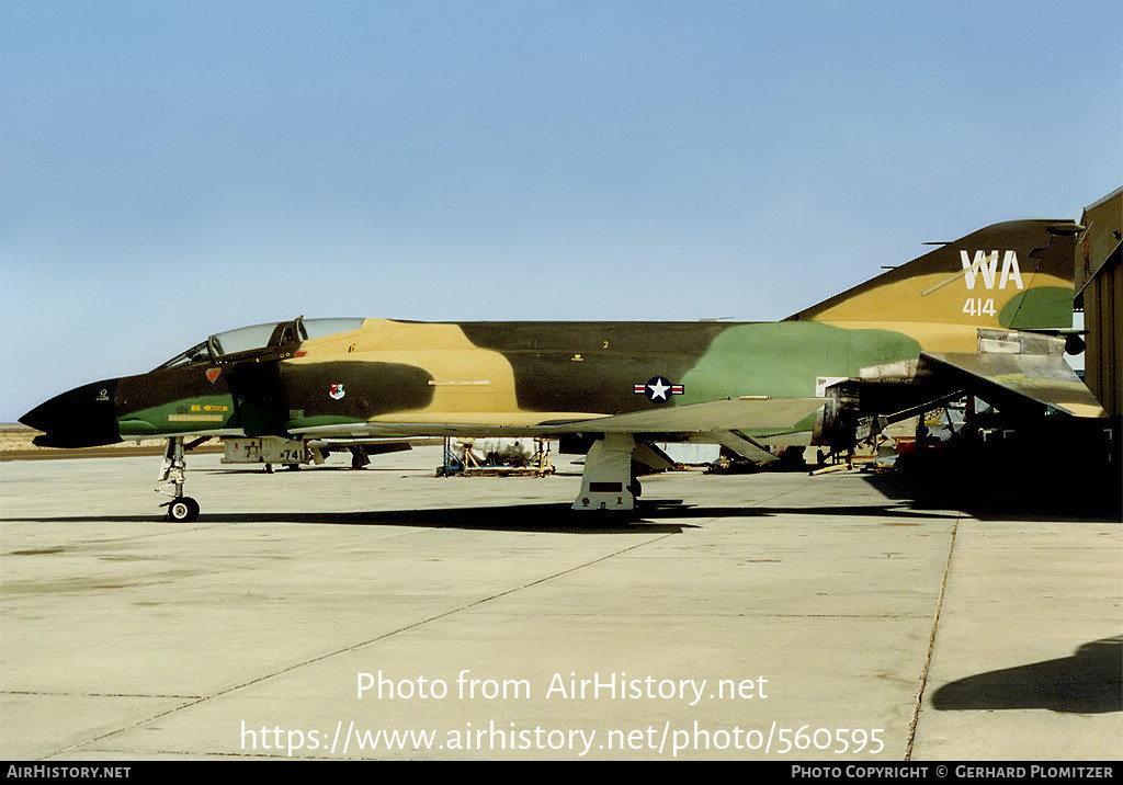 Aircraft Photo Of 64 0741 Mcdonnell F 4c Phantom Ii Usa Air Force