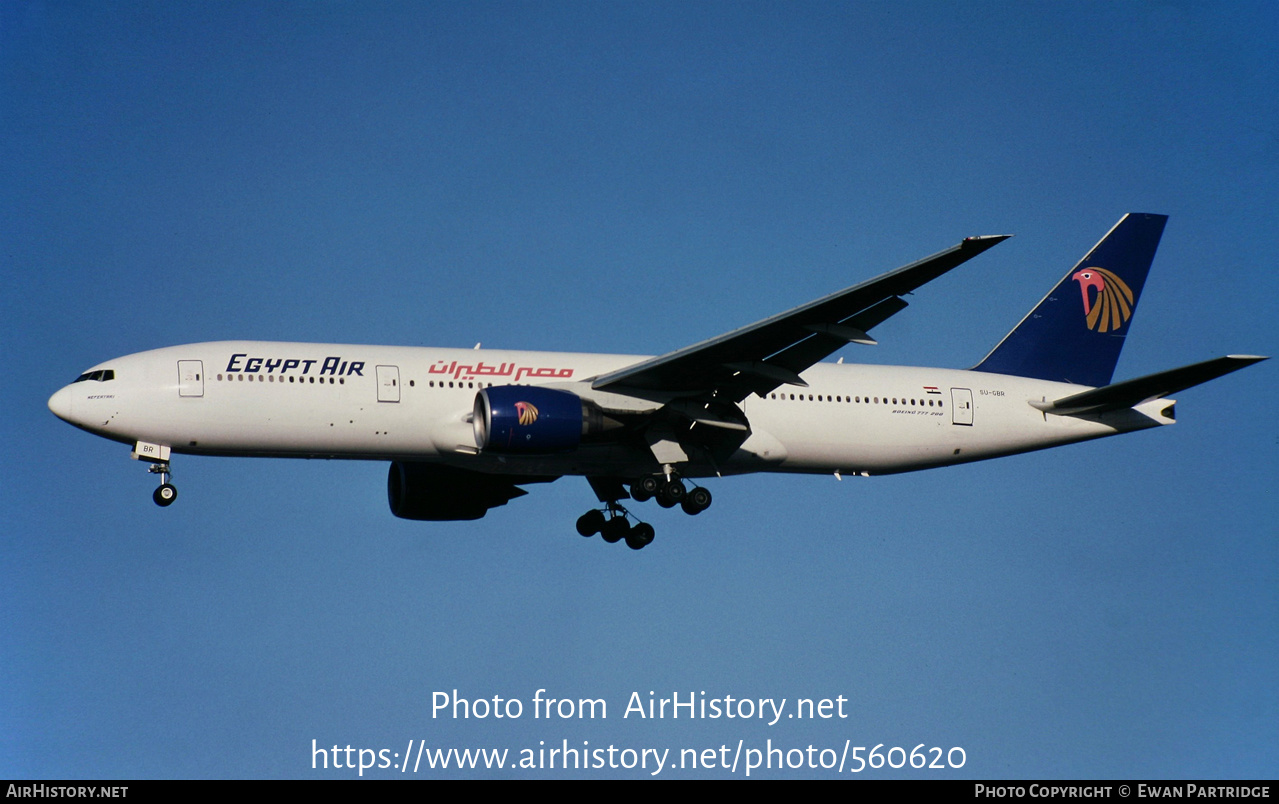 Aircraft Photo of SU-GBP | Boeing 777-266/ER | EgyptAir | AirHistory.net #560620