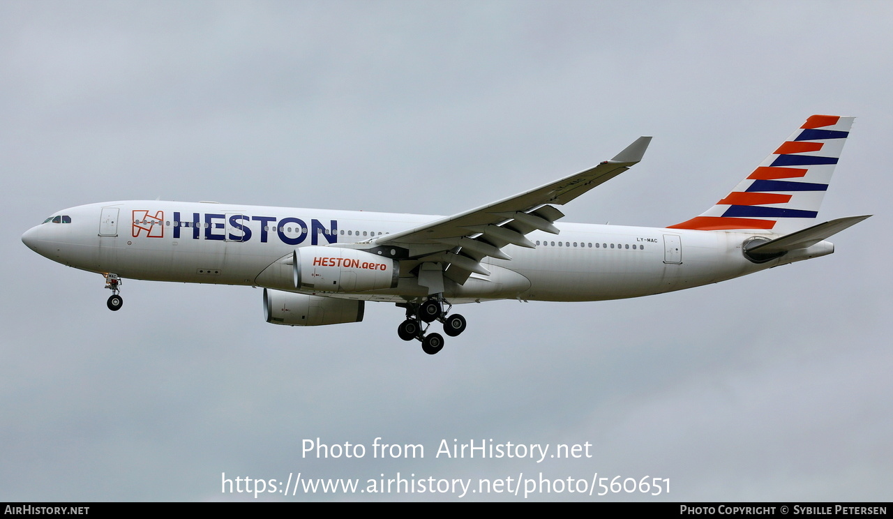 Aircraft Photo of LY-MAC | Airbus A330-243 | Heston Airlines | AirHistory.net #560651