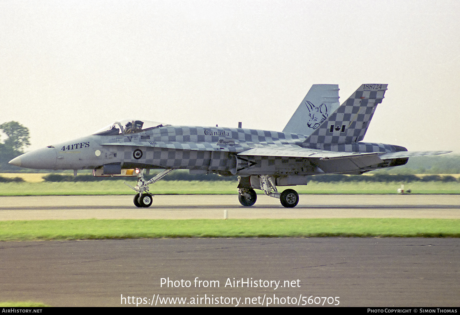 Aircraft Photo of 188724 | McDonnell Douglas CF-188 Hornet | Canada - Air Force | AirHistory.net #560705