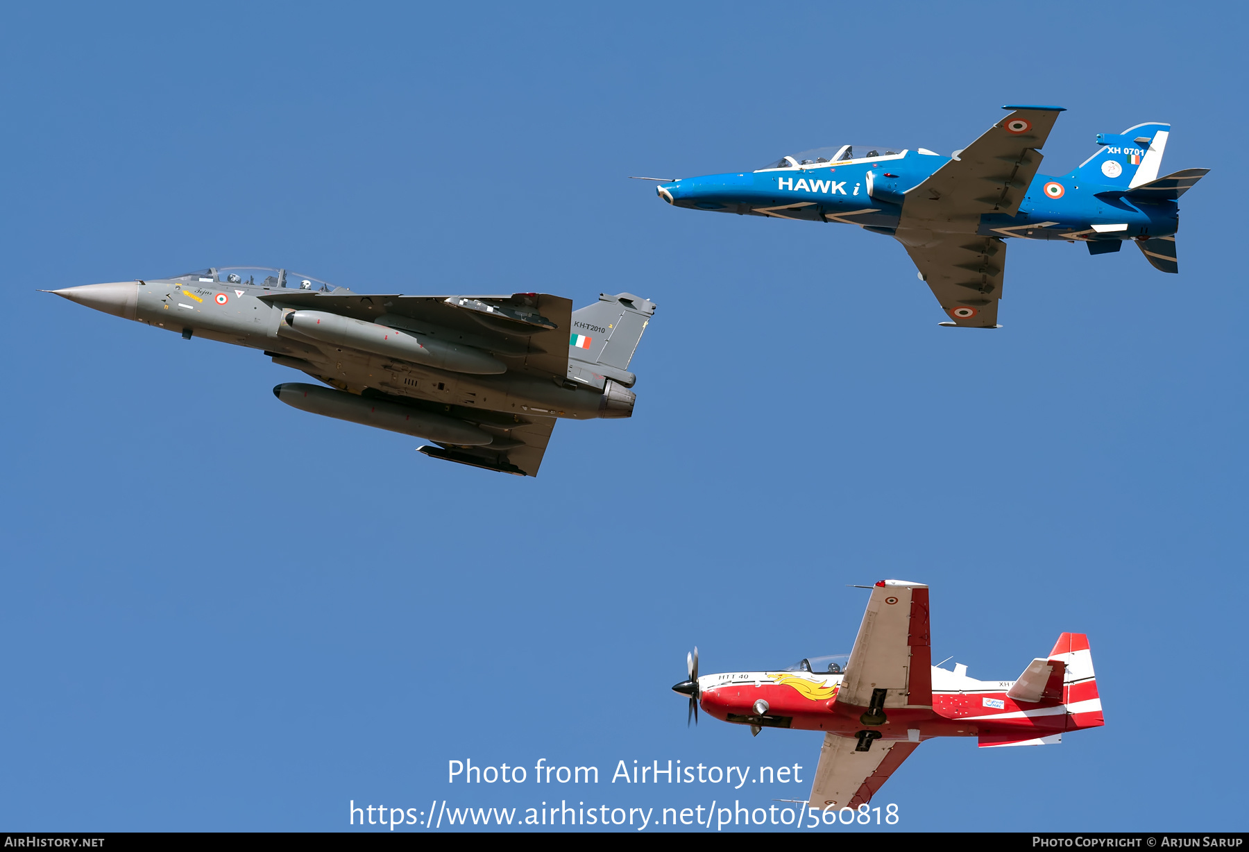 Aircraft Photo of KH-T2010 | Hindustan Tejas LCA-T | India - Air Force | AirHistory.net #560818