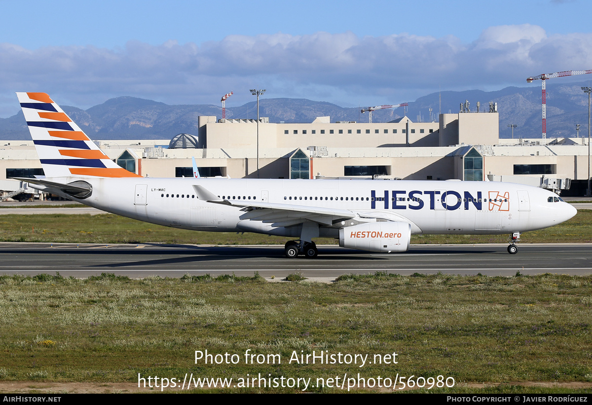 Aircraft Photo of LY-MAC | Airbus A330-243 | Heston Airlines | AirHistory.net #560980