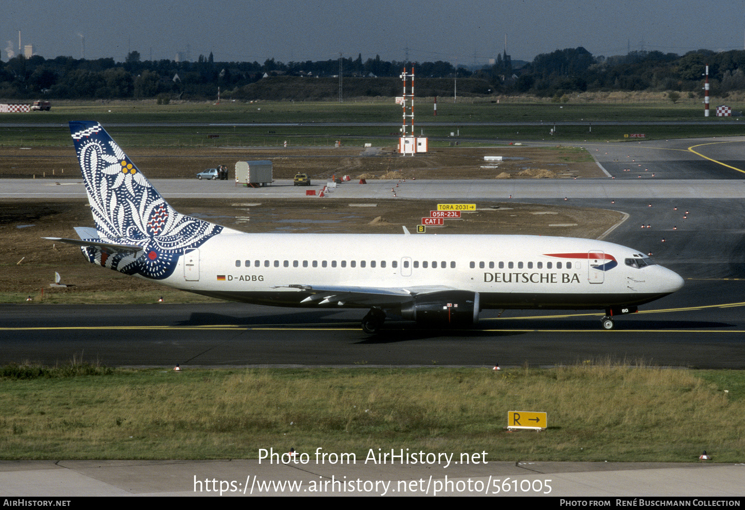 Aircraft Photo of D-ADBG | Boeing 737-3L9 | Deutsche BA | AirHistory.net #561005