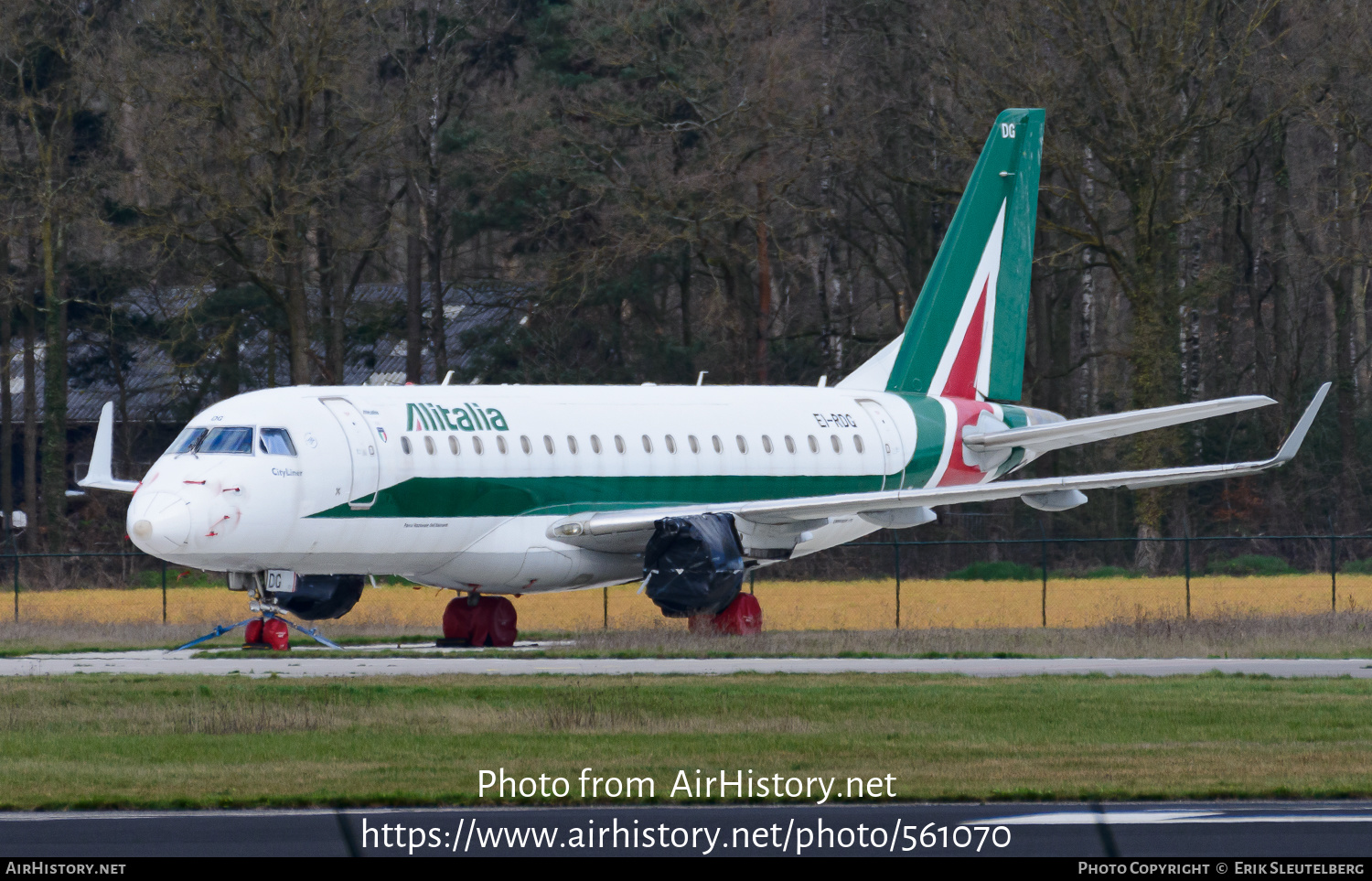 Aircraft Photo of EI-RDG | Embraer 175STD (ERJ-170-200STD) | Alitalia CityLiner | AirHistory.net #561070