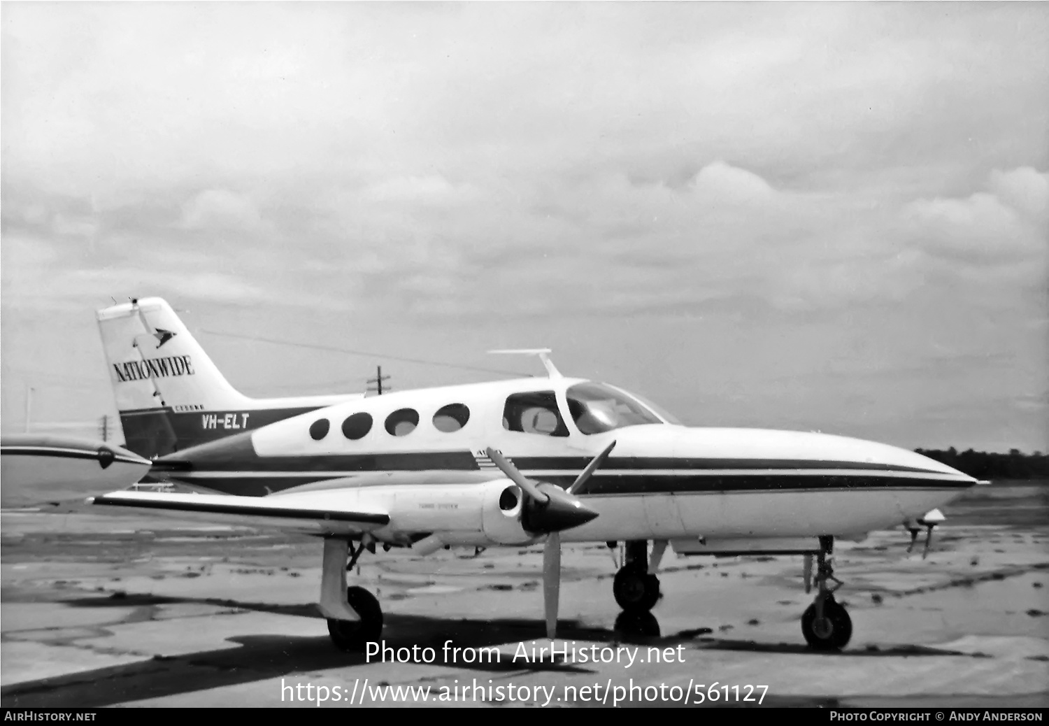 Aircraft Photo of VH-ELT | Cessna 402A | Nationwide Air Services | AirHistory.net #561127