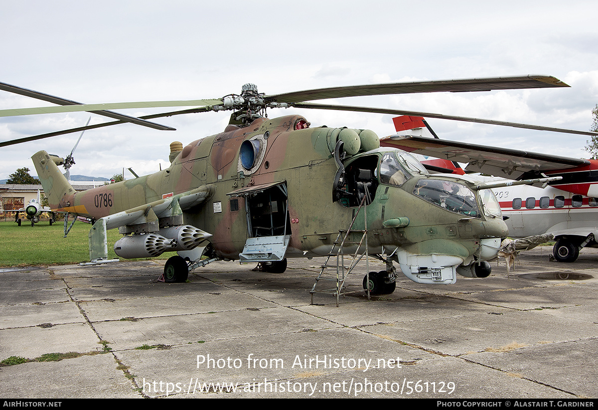 Aircraft Photo of 0786 | Mil Mi-24V-1 | Slovakia - Air Force | AirHistory.net #561129