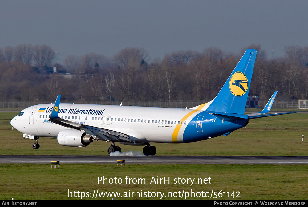 Aircraft Photo of UR-PSV | Boeing 737-8AS | Ukraine International Airlines | AirHistory.net #561142