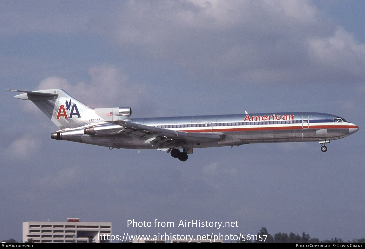 Aircraft Photo of N723AA | Boeing 727-227 | American Airlines | AirHistory.net #561157