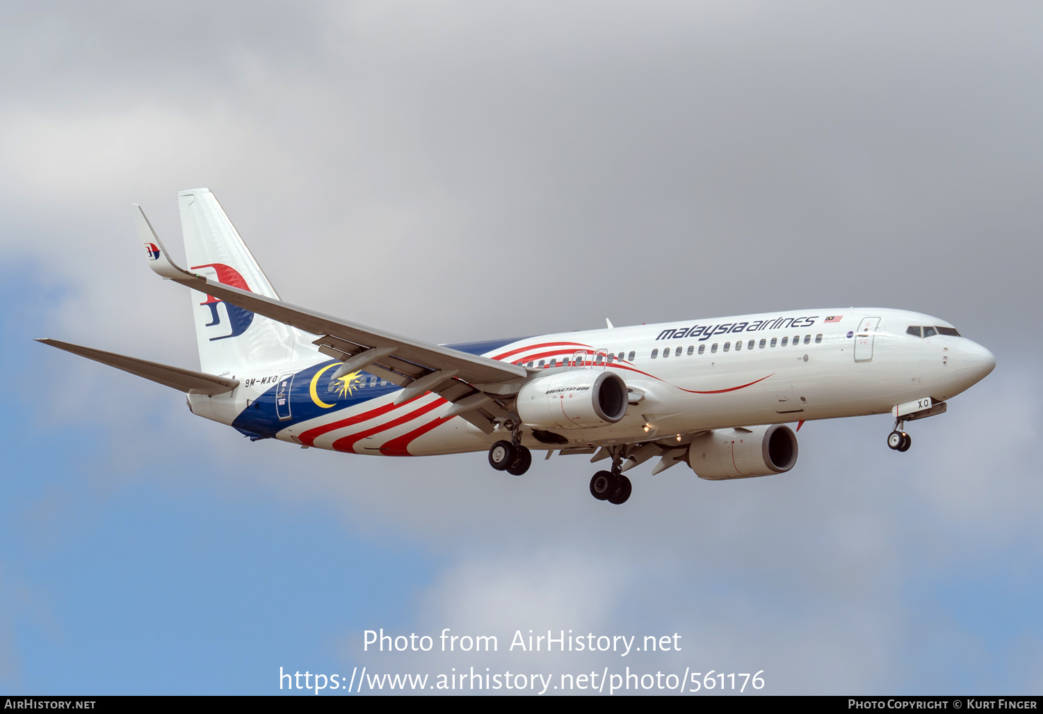 Aircraft Photo of 9M-MXO | Boeing 737-8SA | Malaysia Airlines | AirHistory.net #561176