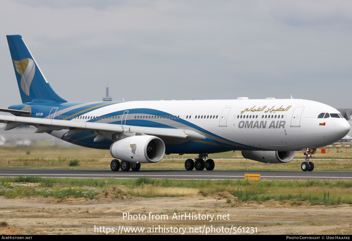 Aircraft Photo of A4O-DB | Airbus A330-343 | Oman Air | AirHistory.net #561231