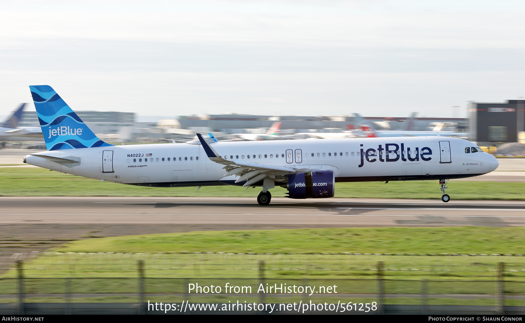 Aircraft Photo of N4022J | Airbus A321-271NXLR | JetBlue Airways | AirHistory.net #561258