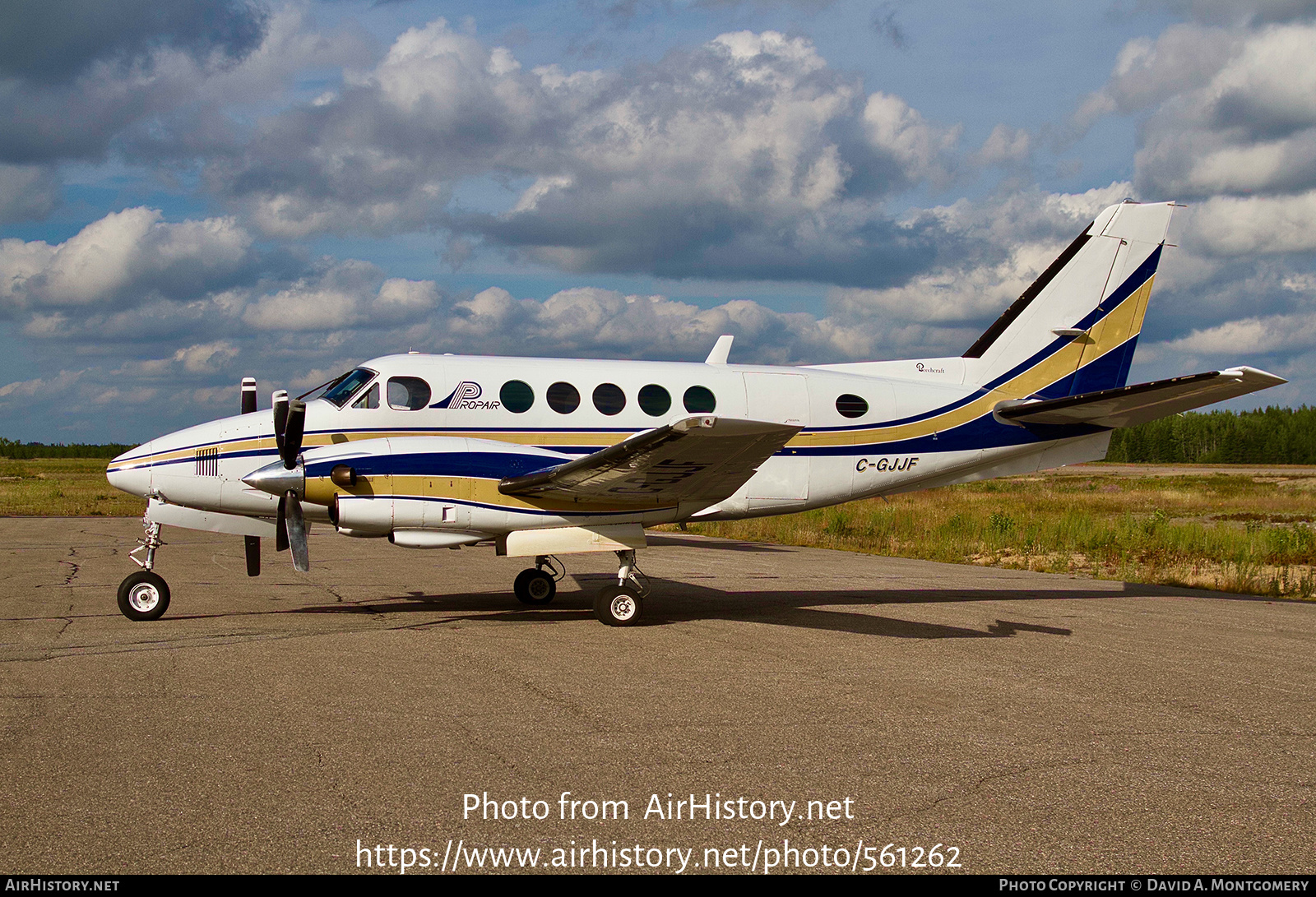 Aircraft Photo of C-GJJF | Beech A100 King Air | Propair | AirHistory.net #561262