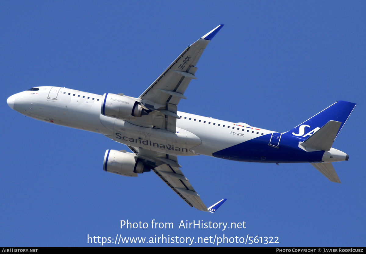 Aircraft Photo of SE-ROK | Airbus A320-251N | Scandinavian Airlines - SAS | AirHistory.net #561322