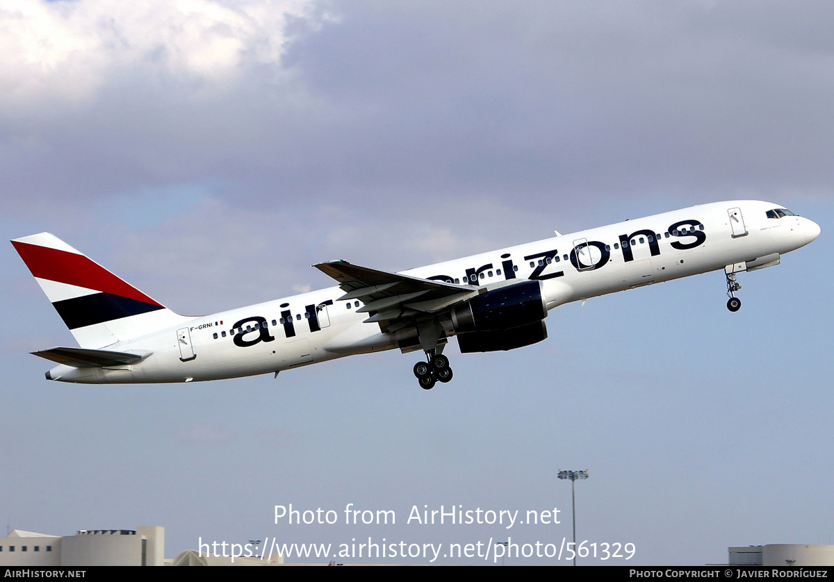 Aircraft Photo of F-GRNI | Boeing 757-23N | Air Horizons | AirHistory.net #561329