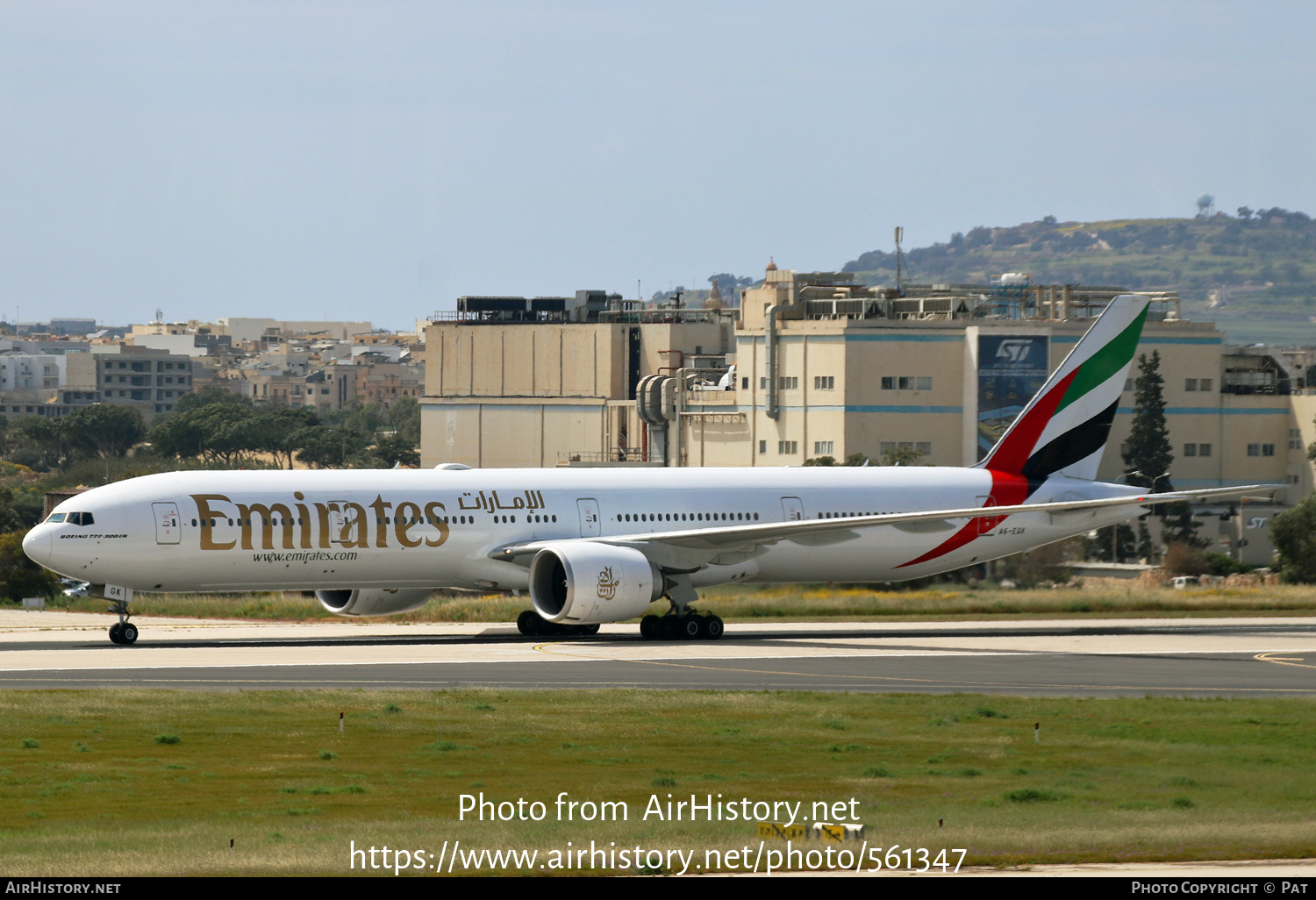 Aircraft Photo of A6-EGK | Boeing 777-31H/ER | Emirates | AirHistory.net #561347