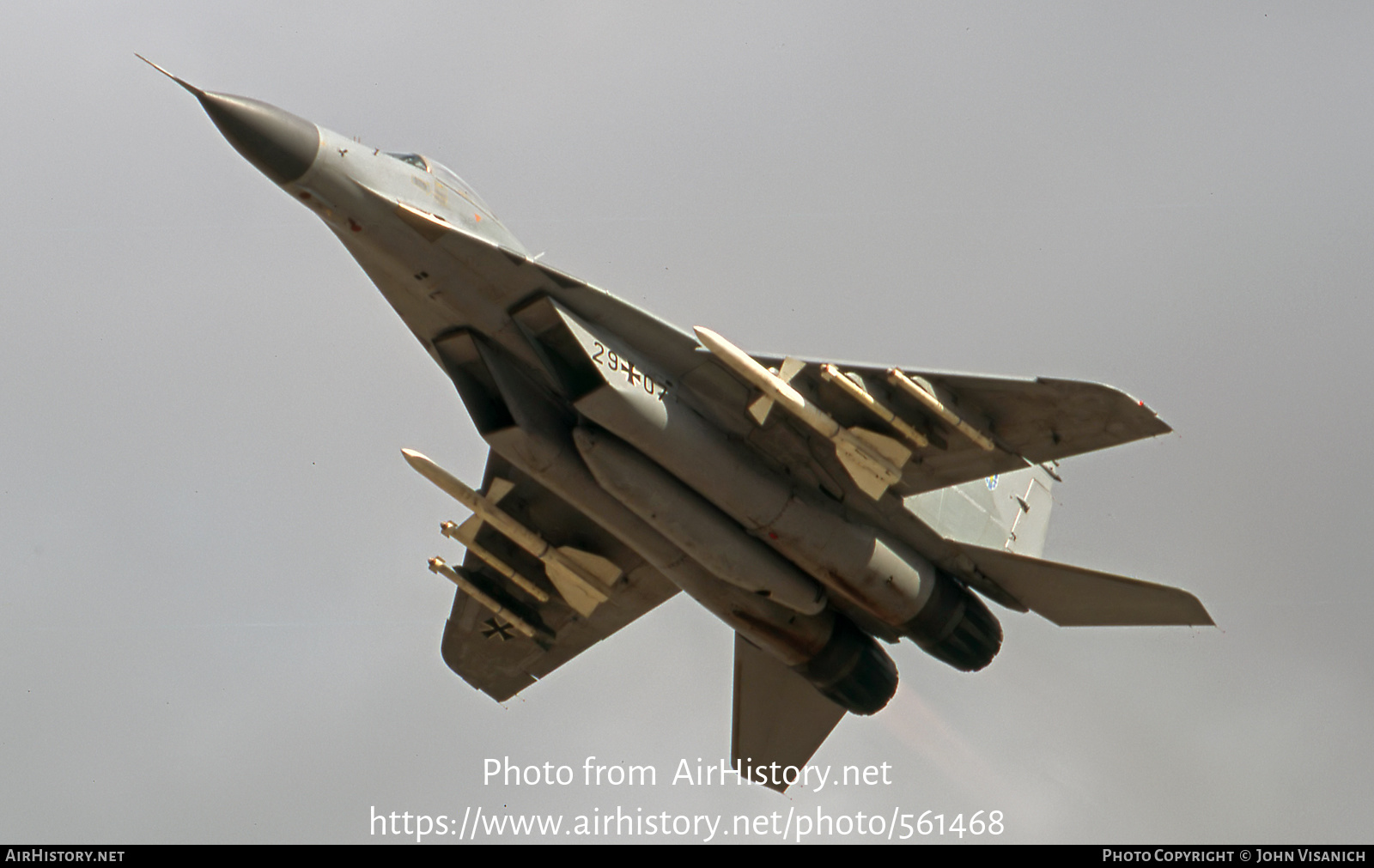 Aircraft Photo of 2907 | Mikoyan-Gurevich MiG-29G (9-12) | Germany - Air Force | AirHistory.net #561468