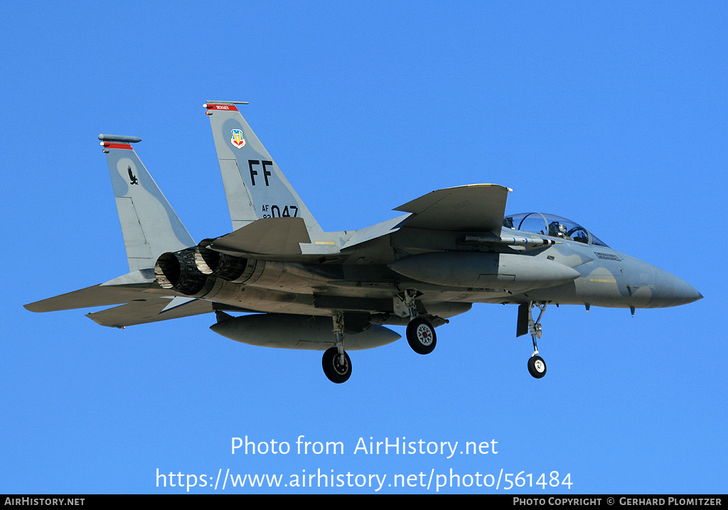 Aircraft Photo of 82-0047 | McDonnell Douglas F-15D Eagle | USA - Air Force | AirHistory.net #561484