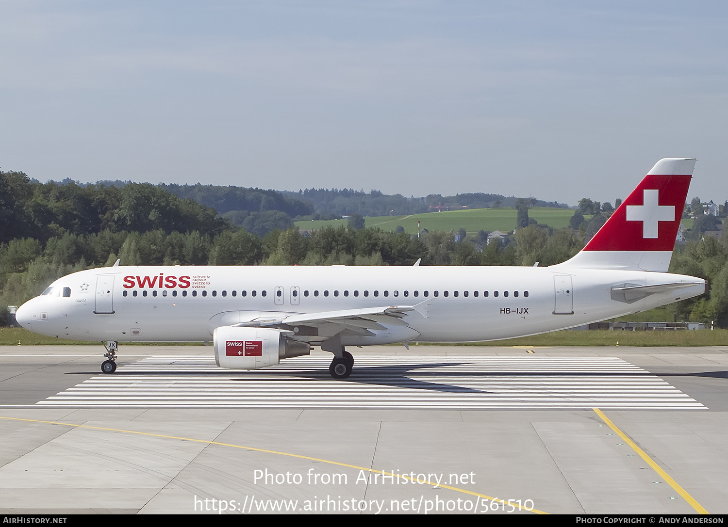 Aircraft Photo of HB-IJX | Airbus A320-214 | Swiss International Air Lines | AirHistory.net #561510