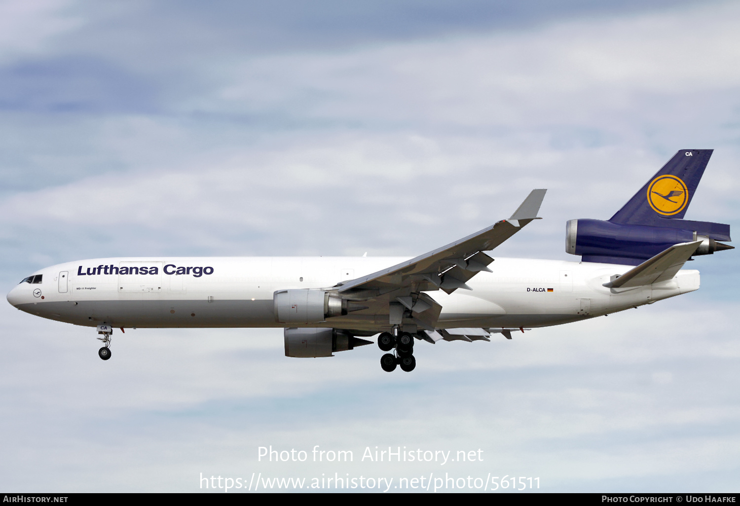 Aircraft Photo of D-ALCA | McDonnell Douglas MD-11F | Lufthansa Cargo | AirHistory.net #561511