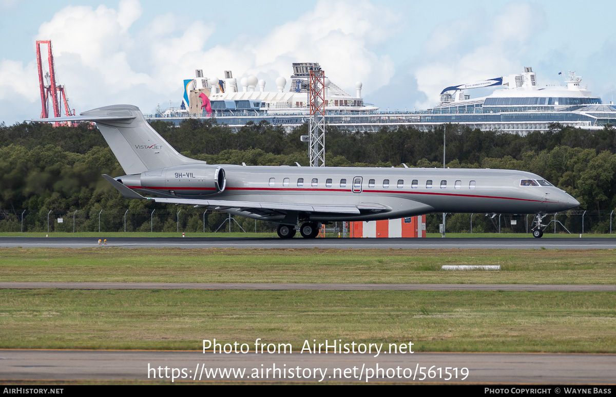 Aircraft Photo of 9H-VIL | Bombardier Global 7500 (BD-700-2A12) | VistaJet | AirHistory.net #561519